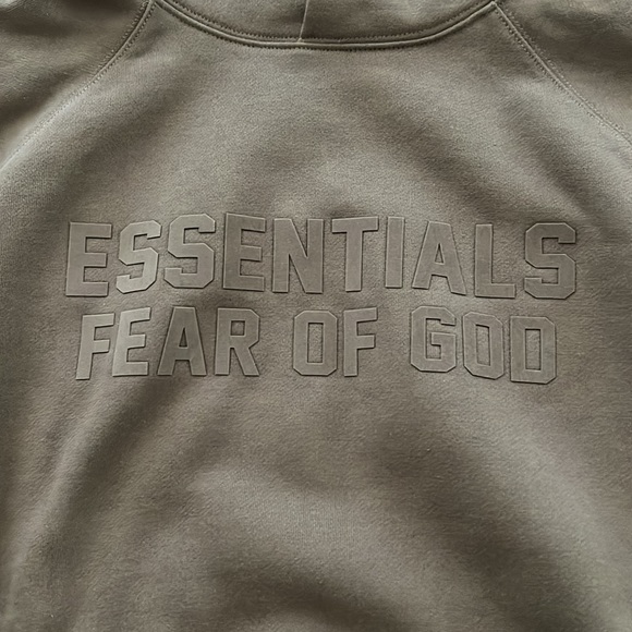 Essentials Fear Of God Wood Hoodie - Picture 2 of 6